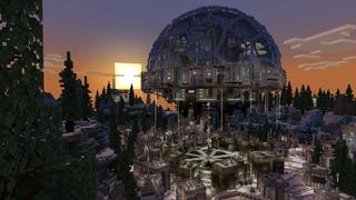 Screenshot of the Minecraft Bedrock Marketplace product Glacial Frontier created by Pixell Studio.