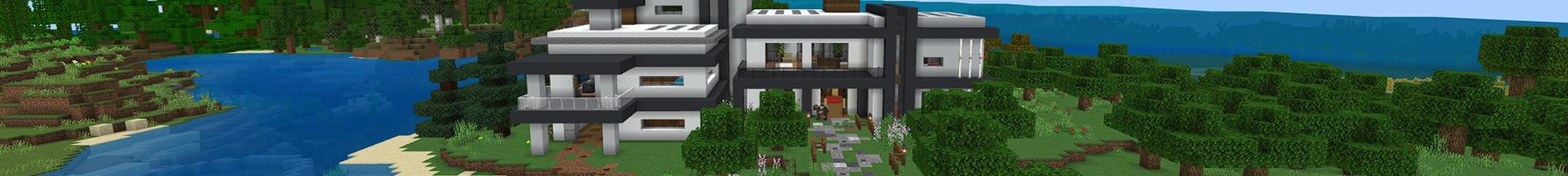 Panorama of the Minecraft Bedrock Marketplace product Hacker Secret Base created by Pixell Studio.