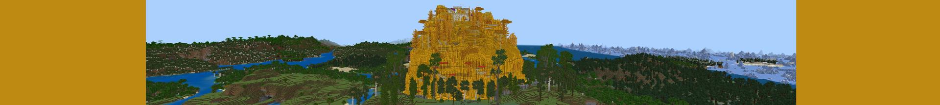 Panorama of the Minecraft Bedrock Marketplace product Honey Hive created by Pixell Studio.