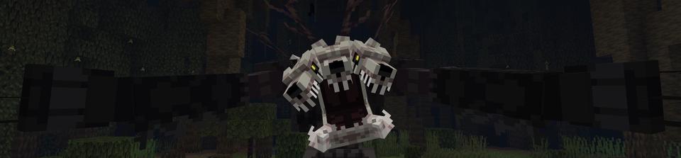 Panorama of the Minecraft Bedrock Marketplace product Horror Beasts created by Pixell Studio.