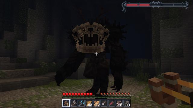 Screenshot of the Minecraft Bedrock Marketplace product Horror Beasts created by Pixell Studio.