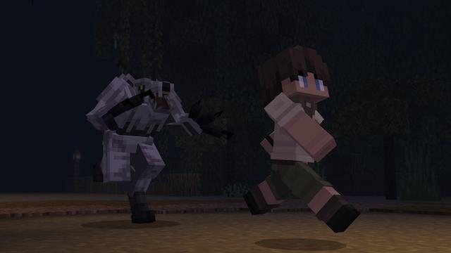 Screenshot of the Minecraft Bedrock Marketplace product Horror Beasts created by Pixell Studio.