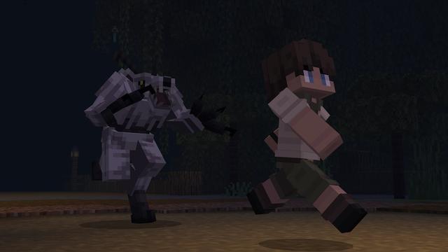 Screenshot of the Minecraft Bedrock Marketplace product Horror Beasts created by Pixell Studio.