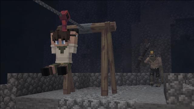 Screenshot of the Minecraft Bedrock Marketplace product Horror Beasts created by Pixell Studio.