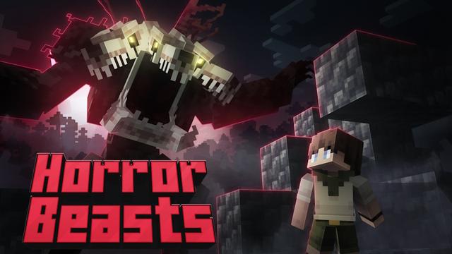 Thumbnail of the Minecraft Bedrock Marketplace product Horror Beasts created by Pixell Studio.