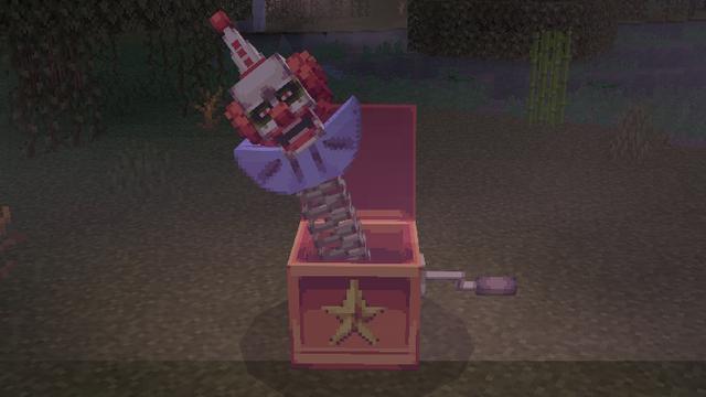 Screenshot of the Minecraft Bedrock Marketplace product Horror Circus Add-on created by Pixell Studio.