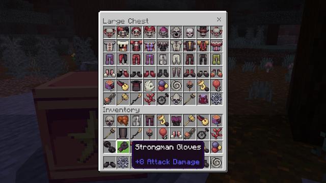 Screenshot of the Minecraft Bedrock Marketplace product Horror Circus Add-on created by Pixell Studio.