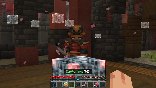 Screenshot of the Minecraft Bedrock Marketplace product Infinity Dungeons Add-On created by Pixell Studio.