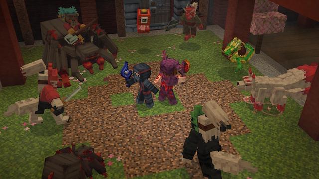 Screenshot of the Minecraft Bedrock Marketplace product Infinity Dungeons Add-On created by Pixell Studio.