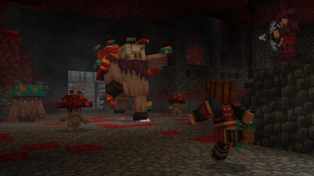 Screenshot of the Minecraft Bedrock Marketplace product Infinity Dungeons Add-On created by Pixell Studio.