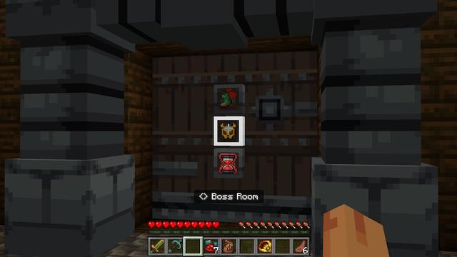 Screenshot of the Minecraft Bedrock Marketplace product Infinity Dungeons Add-On created by Pixell Studio.