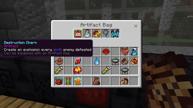 Screenshot of the Minecraft Bedrock Marketplace product Infinity Dungeons Add-On created by Pixell Studio.