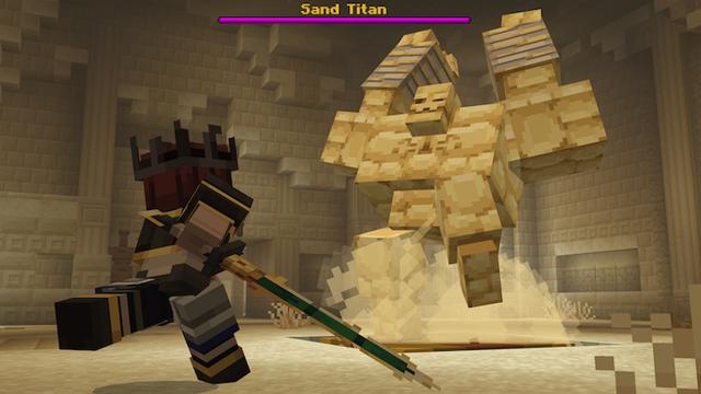 Screenshot of the Minecraft Bedrock Marketplace product Journey Add-On created by Pixell Studio.