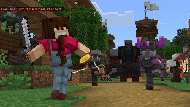 Screenshot of the Minecraft Bedrock Marketplace product Journey Add-On created by Pixell Studio.