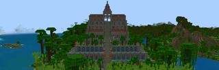 Panorama of the Minecraft Bedrock Marketplace product Base du temple de la jungle created by Pixell Studio.