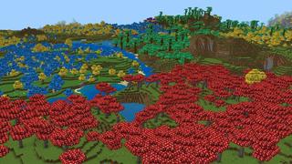 Screenshot of the Minecraft Bedrock Marketplace product Lucky Block Castle created by Pixell Studio.