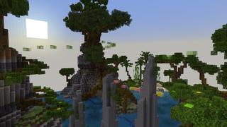 Screenshot of the Minecraft Bedrock Marketplace product Mega Jungle Parkour created by Pixell Studio.