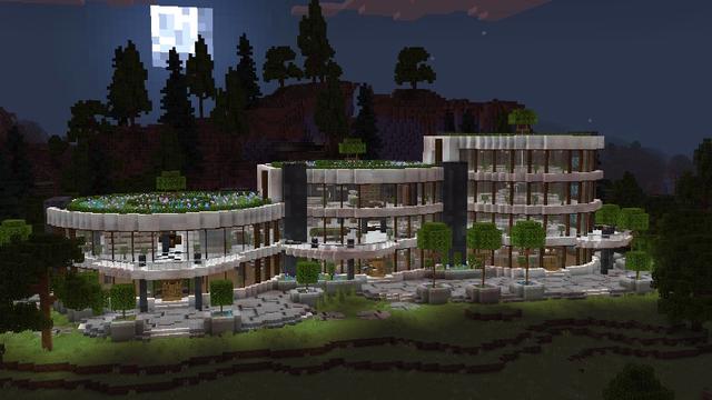 Screenshot of the Minecraft Bedrock Marketplace product Mega Millionaire Mansion created by Pixell Studio.