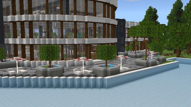 Screenshot of the Minecraft Bedrock Marketplace product Mega Millionaire Mansion created by Pixell Studio.