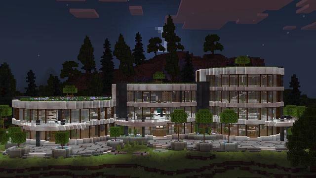 Screenshot of the Minecraft Bedrock Marketplace product Mega Millionaire Mansion created by Pixell Studio.