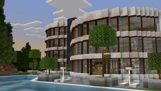 Screenshot of the Minecraft Bedrock Marketplace product Mansión Mega Millonaria created by Pixell Studio.