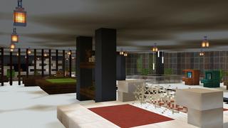 Screenshot of the Minecraft Bedrock Marketplace product Mansión Mega Millonaria created by Pixell Studio.