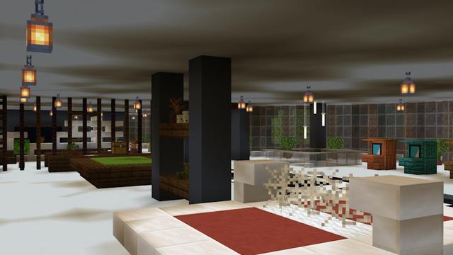 Screenshot of the Minecraft Bedrock Marketplace product Mega Millionaire Mansion created by Pixell Studio.