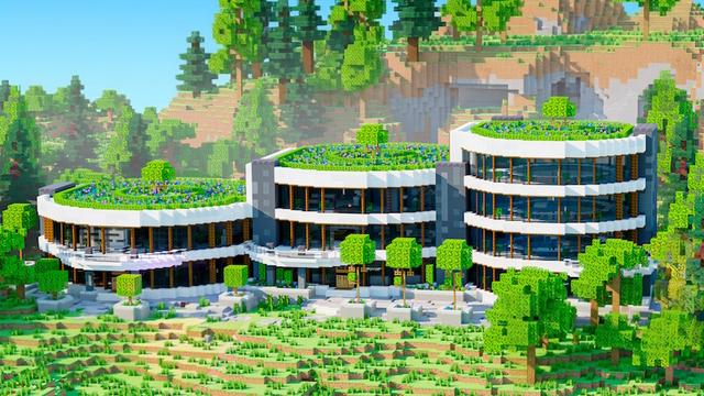 Thumbnail of the Minecraft Bedrock Marketplace product Mega Millionaire Mansion created by Pixell Studio.