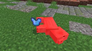 Screenshot of the Minecraft Bedrock Marketplace product Mobs Drop OP Loot created by Pixell Studio.