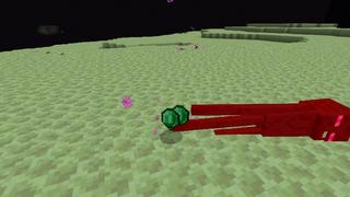 Screenshot of the Minecraft Bedrock Marketplace product Mobs Drop OP Loot created by Pixell Studio.