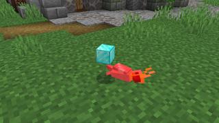 Screenshot of the Minecraft Bedrock Marketplace product Mobs Drop OP Loot created by Pixell Studio.