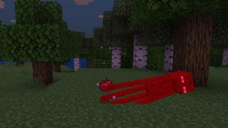 Screenshot of the Minecraft Bedrock Marketplace product Mobs Drop Random Loot created by Pixell Studio.