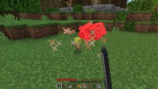 Screenshot of the Minecraft Bedrock Marketplace product Mobs Drop Random Loot created by Pixell Studio.