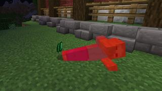 Screenshot of the Minecraft Bedrock Marketplace product Mobs Drop Random Loot created by Pixell Studio.
