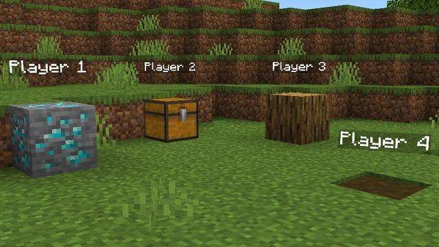 Screenshot of the Minecraft Bedrock Marketplace product Morph Into Blocks created by Pixell Studio.