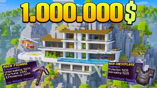 Thumbnail of the Minecraft Bedrock Marketplace product Mountain Tycoon Mansion created by Pixell Studio.