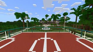 Screenshot of the Minecraft Bedrock Marketplace product Noob vs Pro vs Hacker Mansion created by Pixell Studio.