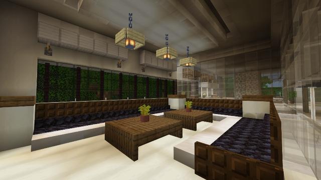 Screenshot of the Minecraft Bedrock Marketplace product Noob vs Pro vs Hacker Mansion created by Pixell Studio.