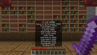 Screenshot of the Minecraft Bedrock Marketplace product OP GOD Tools created by Pixell Studio.