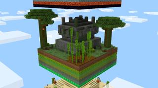 Screenshot of the Minecraft Bedrock Marketplace product OP Layers Survival created by Pixell Studio.