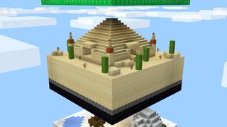 Screenshot of the Minecraft Bedrock Marketplace product OP Layers Survival created by Pixell Studio.