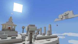 Screenshot of the Minecraft Bedrock Marketplace product Parkour: Noob vs Pro vs Hacker created by Pixell Studio.