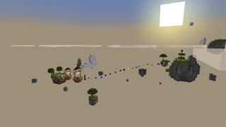 Screenshot of the Minecraft Bedrock Marketplace product Parkour: Noob vs Pro vs Hacker created by Pixell Studio.