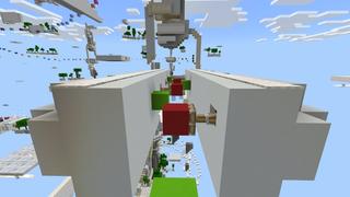 Screenshot of the Minecraft Bedrock Marketplace product Parkour Origins created by Pixell Studio.