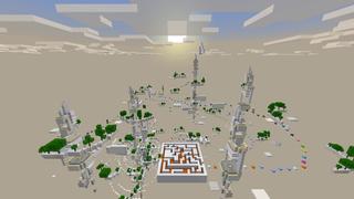 Screenshot of the Minecraft Bedrock Marketplace product Parkour Origins created by Pixell Studio.