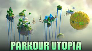 Thumbnail of the Minecraft Bedrock Marketplace product Parkour Utopia created by Pixell Studio.