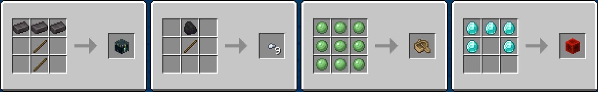 Panorama of the Minecraft Bedrock Marketplace product Random Recipes created by Pixell Studio.