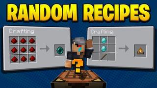 Thumbnail of the Minecraft Bedrock Marketplace product Random Recipes created by Pixell Studio.