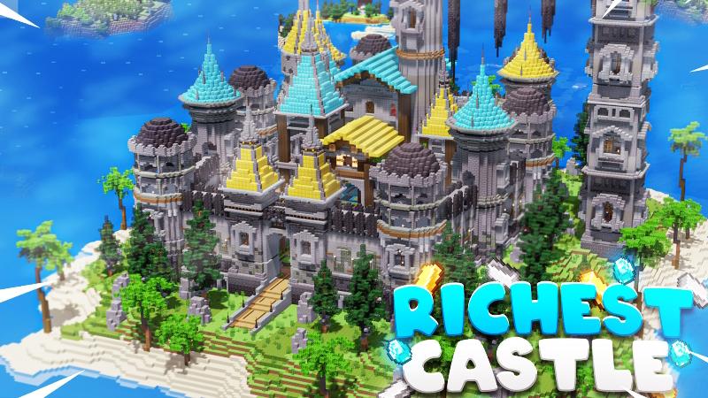 Richest Castle by Pixell Studio | CHUNK - Minecraft Bedrock Marketplace ...