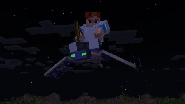 Screenshot of the Minecraft Bedrock Marketplace product Ride Any Mob created by Pixell Studio.